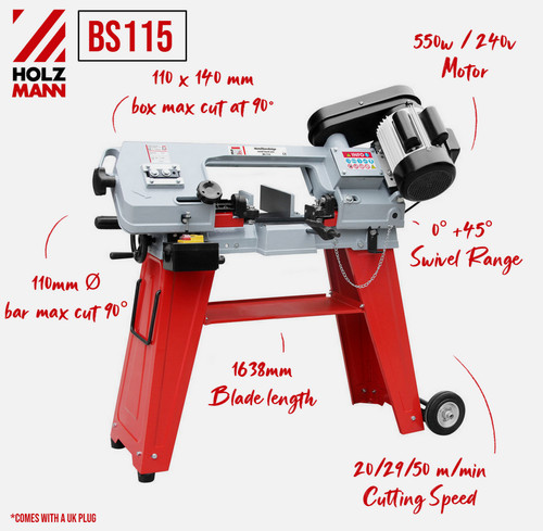 Holzmann metal bandsaw - metal,