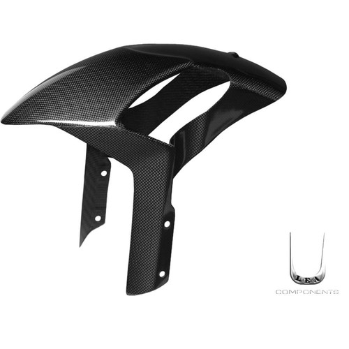 Front fender polished carbon - front,