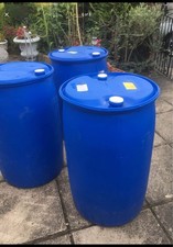 Blue Plastic 210 Litre Drums