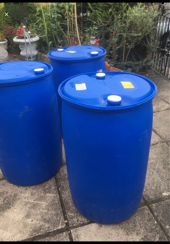 Blue plastic 210 - plastic, litre