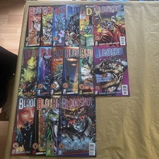 Bb293- Bloodshot #1-16 (1997) Complete Comic Set, Acclaim Comics 