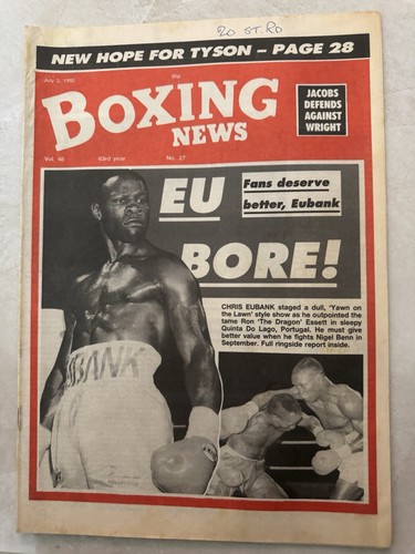 Boxing news 1992 chris - news,