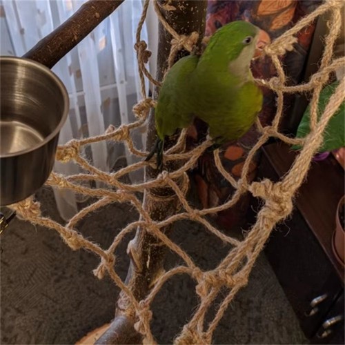 Woven linen rope - linen, toy
