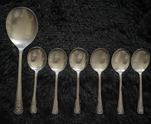 Retro silver plated dessert - retro,