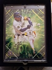 2025 Fanatics Under Wraps Emanate Jackson Chourio Autographed 42/99 8x10