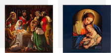 Hallmark Multipack Christmas Cards, Charity Cards, Pack of 10 in 2 Religious Des