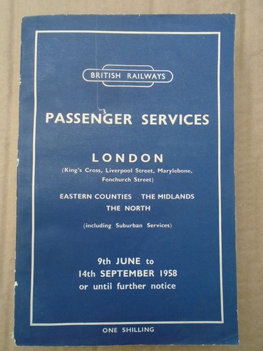 Passenger timetable - br(e),