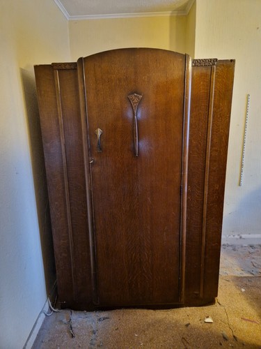 1950s double wardrobe vintage - wardrobe,