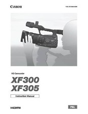 CANON XF300 XF305 PRINTED