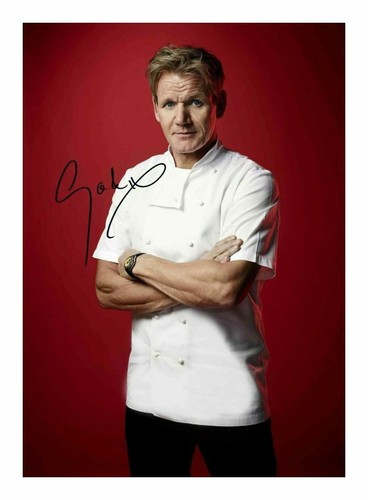 Gordon ramsay autograph signed - gordon,