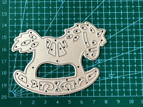 Rocking horse metal - horse, cutting