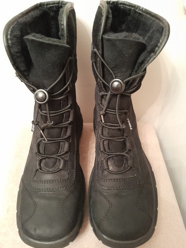 Ladies black real sheepskin - black,
