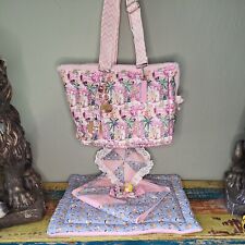 Luxury puppy carrier, medium - lrg shiatzu chihuahua fur snuggle bag set dog/cat