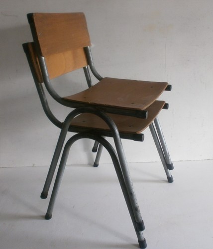 Vintage stackable school