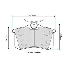 Ferodo DS2500 Rear Brake Pads