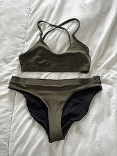 Sweaty Betty khaki ribbed