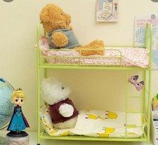 Barbie doll bunk bed yellow