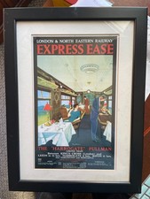 Framed Vintage Travel  A4