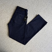 Mens Armani J21 Straight Jeans Regular Fit W32 L32 Blue Denim Essentials BNWT