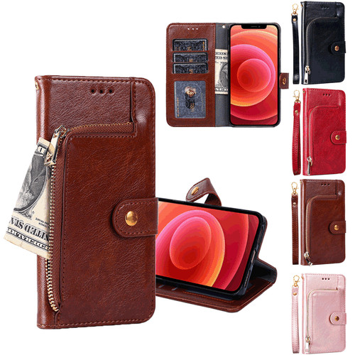 Zip wallet case - wallet, leather