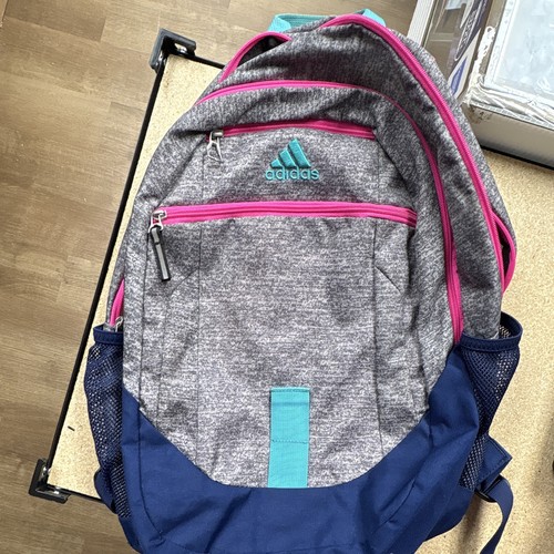 Adidas gray pink backpack - adidas,