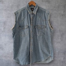 Gap Mens Sleeveless Denim