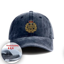 RAF Royal Air Force Cap Badge Baseball Hat Unisex Denim Cap Adjustable Dad Hats