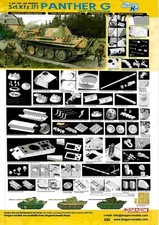 PPOT32 MODEL KIT ADVERT 11X8 DRAGON SD.KFZ.171 PANTHER G TANK
