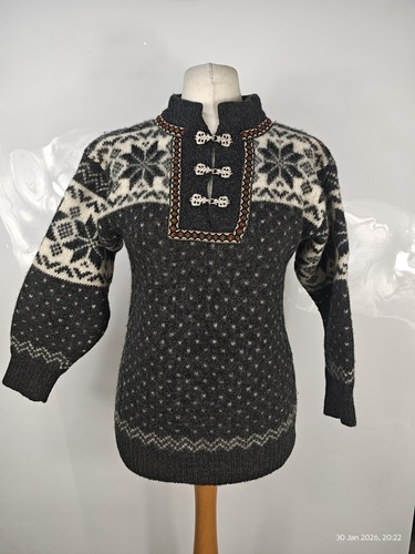 Women vintage grey fairisle - grey,