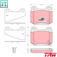 BRAKE PAD SET DISC BRAKE
