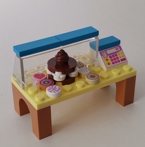 Lego cafe cake shop - shop, glass