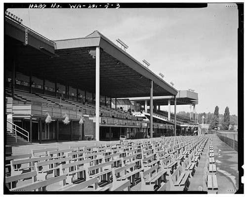 Second grandstand bench - bench, apron