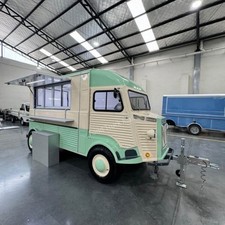 Vintage Citroen H Van Style Food Truck Retro Mobile Catering Van