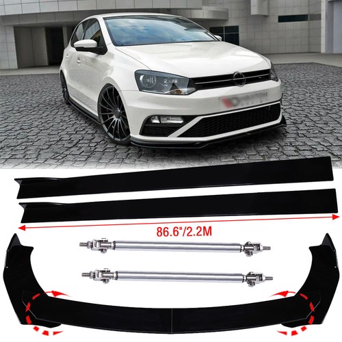 Front bumper lip spoiler - front,