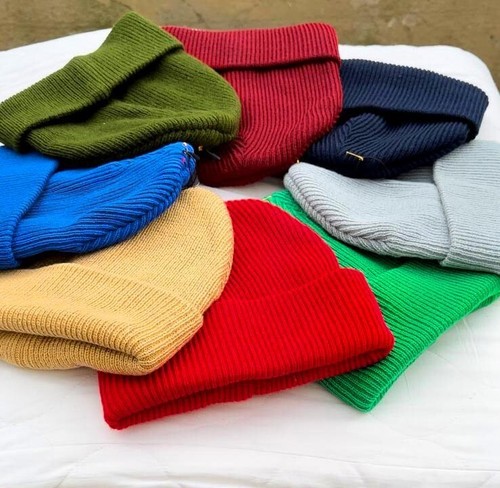 Mens knitted beanie - beanie, unisex