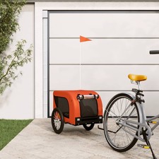 Pet Bike Trailer Orange and