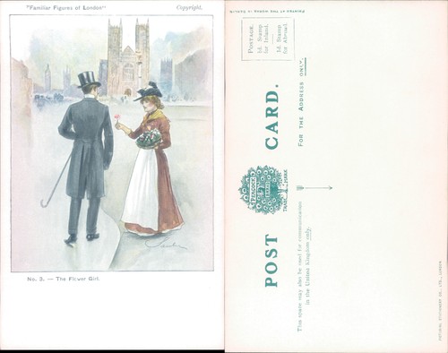 Victorian flower seller - , in