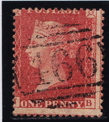 1861 penny red spec - red, c12f
