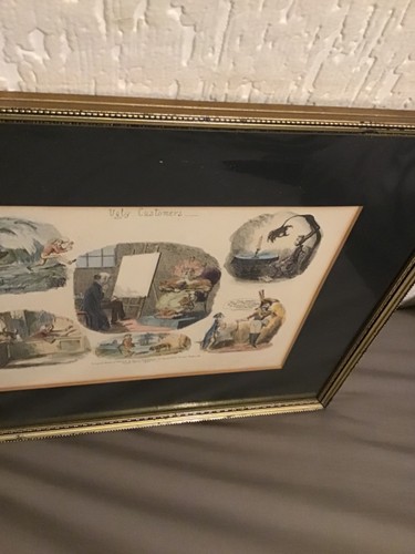 Antique oakgilt framed - a, hand