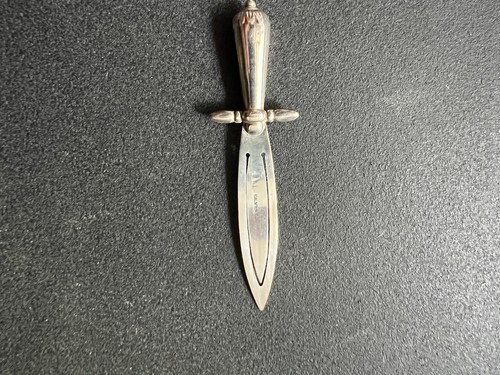 Antique silver bookmark - antique,