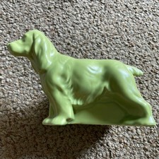 Haeger Pottery Cocker Spaniel Planter Beautiful Green 
