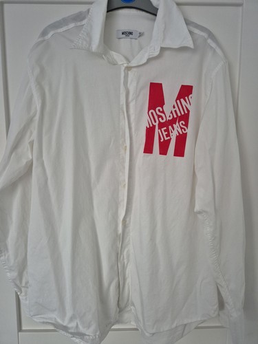 Moschino mens vintage white - moschino,
