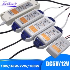 5V 12V 18W 36W 72W 100W Light Transformers LED Driver for LED Strip Power Supply