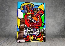 Pablo Picasso The Kiss CUBISM CANVAS PAINTING ART PRINT WALL 487
