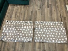 Two Pairs of Montgomery Fabric Eyelet Curtains (405x215, 190x157)