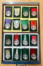 Canadian Scout Badges With Plumes Lot Of 16 Pieces