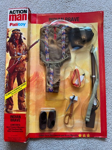 Moc sealed vintage action man - action,