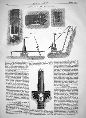 Old low boring machines 1865 - low,