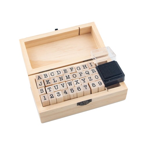 Wooden rubber stamps - rubber,