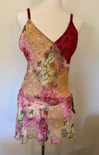 1990s NWT!  Victoria’s Secret Chiffon Patchwork 3pc Lingerie Set NWT – Rare, Y2K